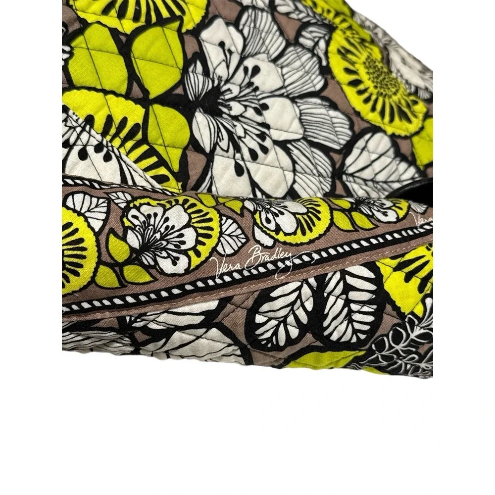 VERA BRADLEY On‎ the Go Crossbody - Citron Pattern - Gray & Citrus Colors NWOT